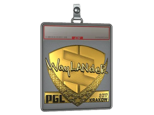 Sticker Slab | wayLander (Gold) | Krakow 2017