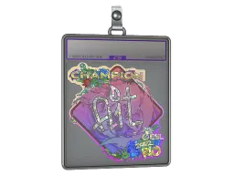 Sticker Slab | FL1T (Glitter, Champion) | Rio 2022