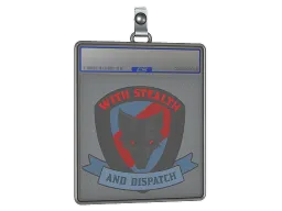 Sticker Slab | Black Dog