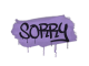 Sealed Graffiti | Sorry (Violent Violet)