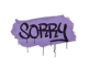 Sealed Graffiti | Sorry CS2 skin