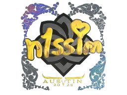 Sticker | n1ssim (Holo) | Austin 2025