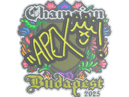 Sticker | apEX (Embroidered, Champion) | Budapest 2025