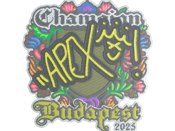 Sticker | apEX (Embroidered, Champion) | Budapest 2025