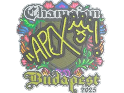 Sticker | apEX (Embroidered, Champion) | Budapest 2025