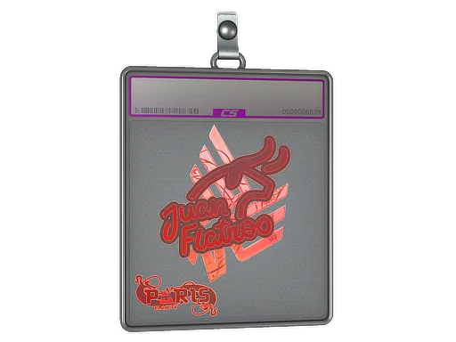 Sticker Slab | juanflatroo (Holo) | Paris 2023
