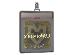 Sticker Slab | xertioN (Gold) | Austin 2025