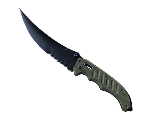 ★ StatTrak™ Flip Knife | Blue Steel (Battle-Scarred)
