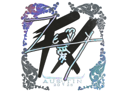 Sticker | zevy (Holo) | Austin 2025
