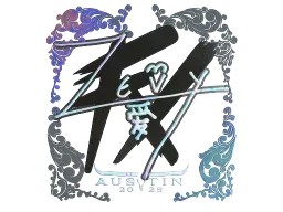 Sticker | zevy (Holo) | Austin 2025