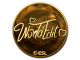 Sticker | WorldEdit (Gold) | Katowice 2019