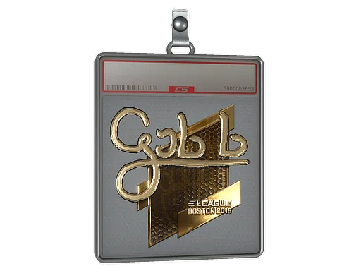 Sticker Slab | gob b (Gold) | Boston 2018