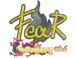 Sticker | fEAR (Glitter) | Shanghai 2024