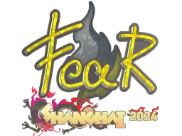 Sticker | fEAR (Glitter) | Shanghai 2024