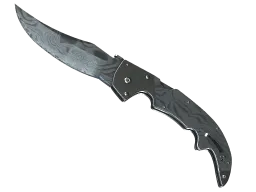 ★ Falchion Knife | Damascus Steel (Well-Worn)