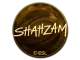 Sticker | ShahZaM (Gold) | Katowice 2019 CS2 skin