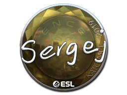Sticker | sergej (Foil) | Katowice 2019