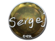 Sticker | sergej (Foil) | Katowice 2019