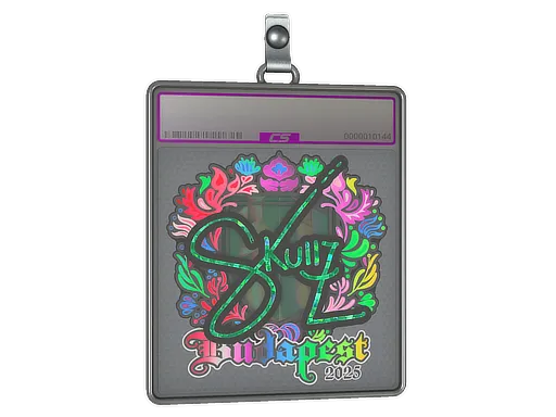 Sticker Slab | skullz (Holo) | Budapest 2025