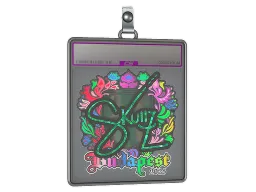 Sticker Slab | skullz (Holo) | Budapest 2025