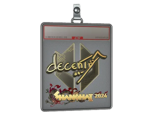 Sticker Slab | decenty (Gold) | Shanghai 2024
