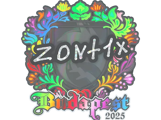 Sticker | zont1x (Holo) | Budapest 2025