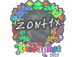 Sticker | zont1x (Holo) | Budapest 2025