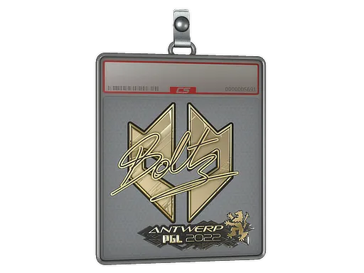 Sticker Slab | boltz (Gold) | Antwerp 2022