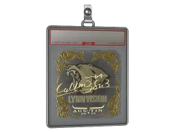 Sticker Slab | C4LLM3SU3 (Gold) | Austin 2025
