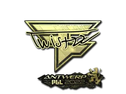 Sticker | Twistzz (Gold) | Antwerp 2022