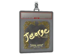 Sticker Slab | jeorge (Gold) | Austin 2025