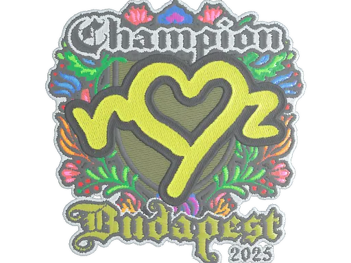 Sticker | ropz (Embroidered, Champion) | Budapest 2025