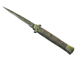 ★ Stiletto Knife | Boreal Forest (Battle-Scarred)