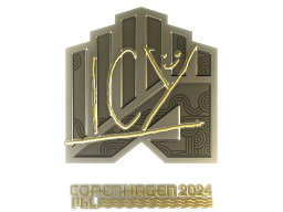 Sticker | ICY (Gold) | Copenhagen 2024