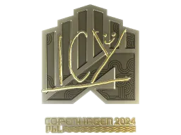 Sticker | ICY (Gold) | Copenhagen 2024
