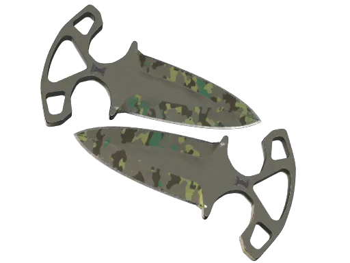★ Shadow Daggers | Boreal Forest (Well-Worn)