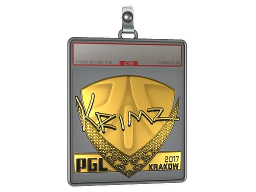 Sticker Slab | KRIMZ (Gold) | Krakow 2017