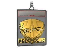 Sticker Slab | KRIMZ (Gold) | Krakow 2017