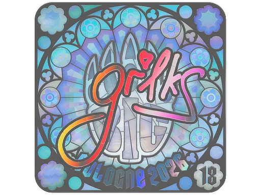 Sticker | gr1ks (Holo, Ranked) | Cologne 2026