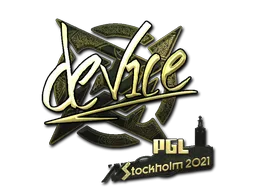 Sticker | device (Gold) | Stockholm 2021