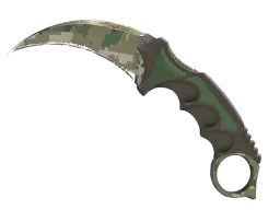 ★ StatTrak™ Karambit | Forest DDPAT (Well-Worn)