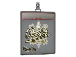 Sticker Slab | Woro2k (Gold) | Paris 2023