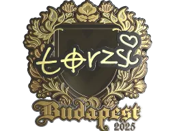 Sticker | torzsi (Gold) | Budapest 2025