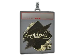 Sticker Slab | dav1deuS (Gold) | Rio 2022