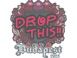 Sticker | drop | Budapest 2025