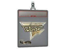Sticker Slab | Twistzz (Gold) | Paris 2023