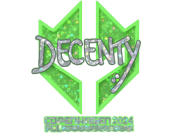 Sticker | decenty (Glitter) | Copenhagen 2024