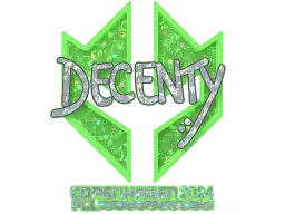 Sticker | decenty (Glitter) | Copenhagen 2024