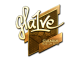 Sticker | gla1ve (Gold) | Boston 2018