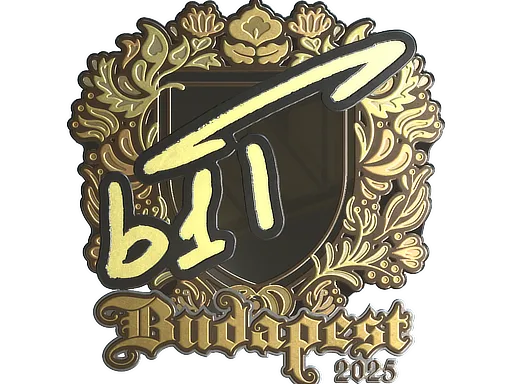 Sticker | b1t (Gold) | Budapest 2025